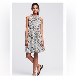 Banana Republic halter Lori Geo dress